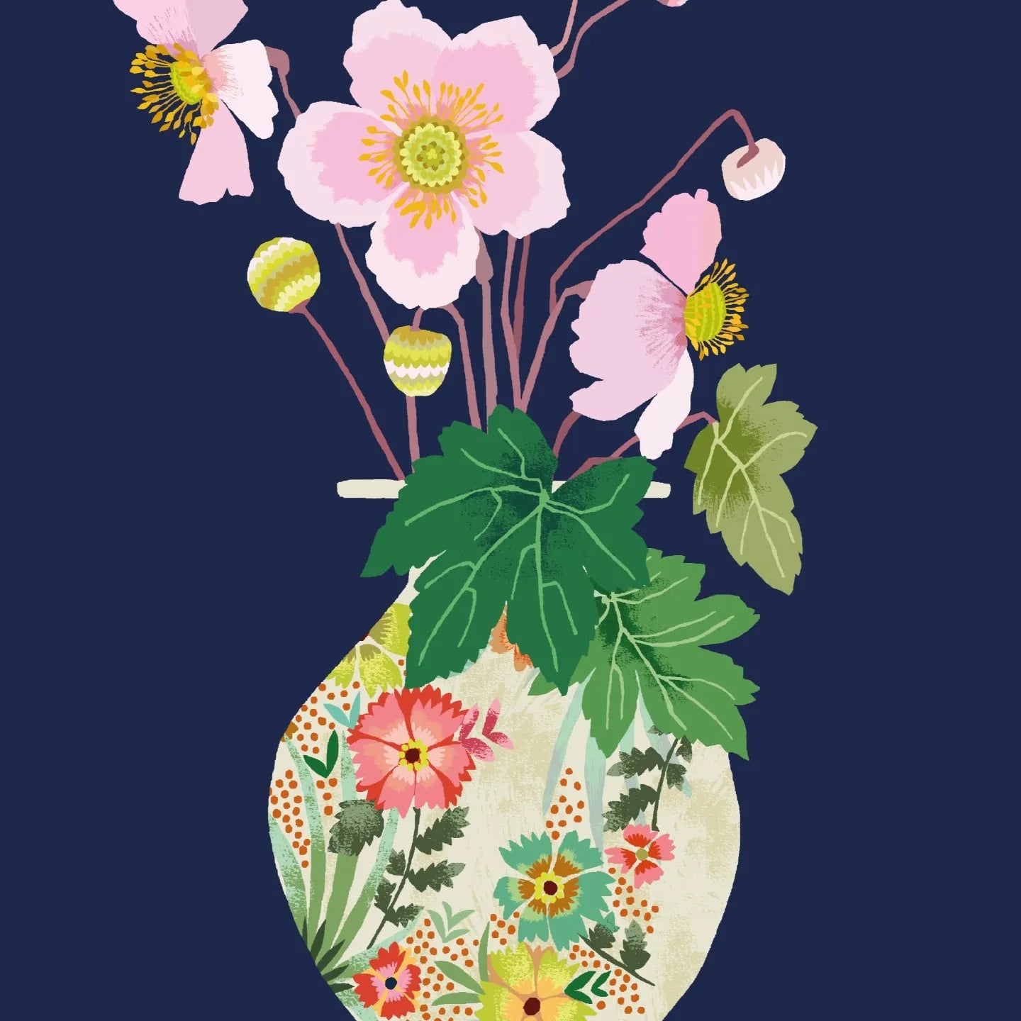 Japanese Anemone Print