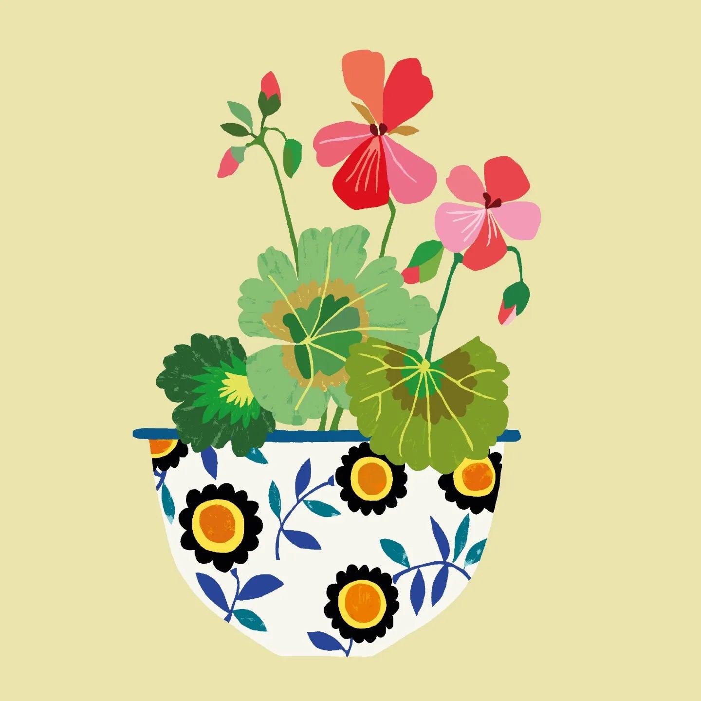 Pelargonium Print